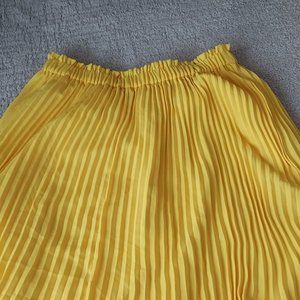 J.crew yellow long skirt